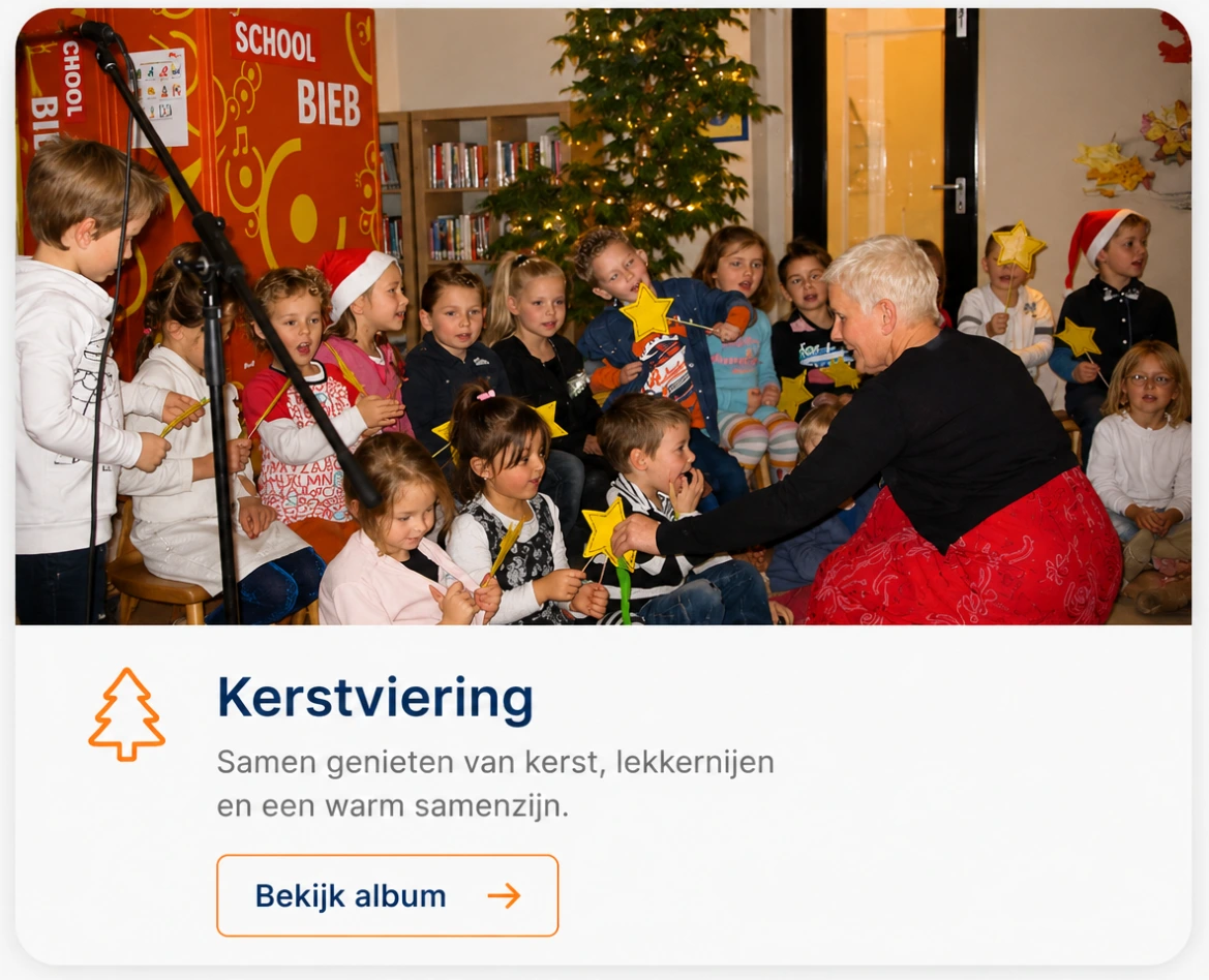 bord kerstviering